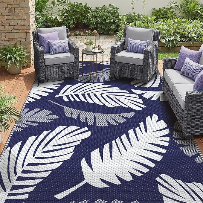 GENIMO Waterproof Outdoor Rug 6' x 9' by GENIMO