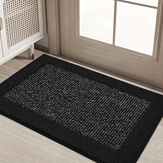BEQHAUSE Indoor Door Mat 20" x 32", Dirt Trapper Door Mats Non-Slip Entryway by BEQHAUSE