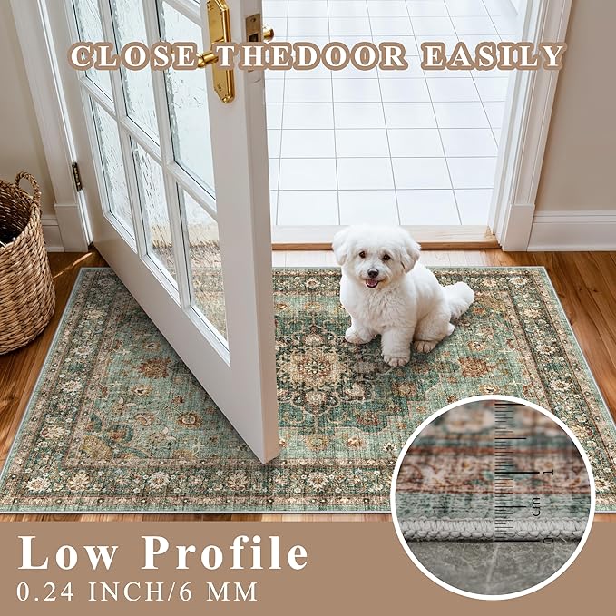 TOPRUUG Washable Entryway 2x5 Rug - Image 4