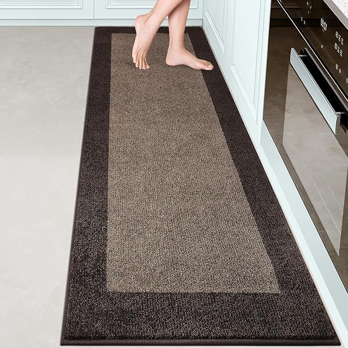 Machine Washable Kitchen Rug 24" x 84", Non Slip Kitchen Mat by Unknown
