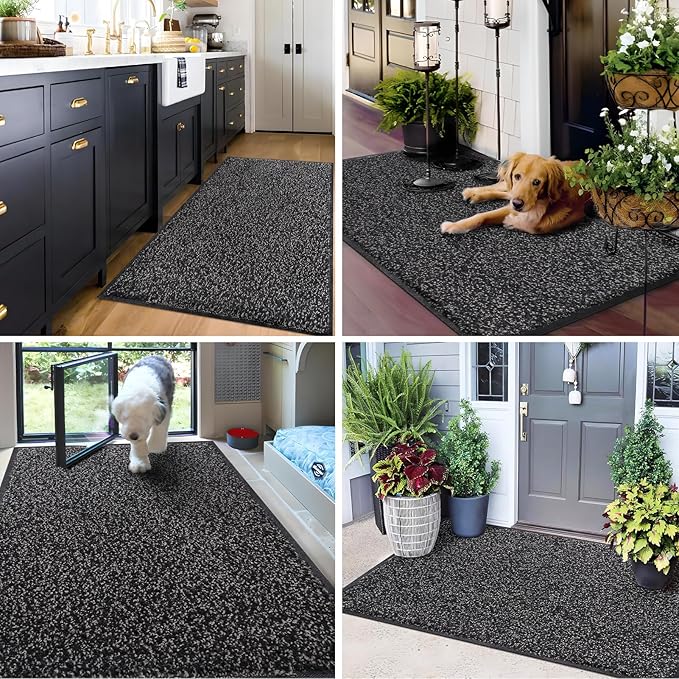 Mibao Super Absorbent Front Door Mat, Non-Slip Washable Indoor Doormats - Image 8