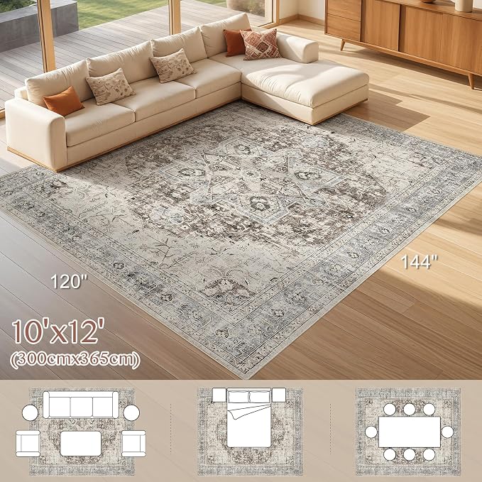 Tortania Area Rug Living Room Rugs - Image 8