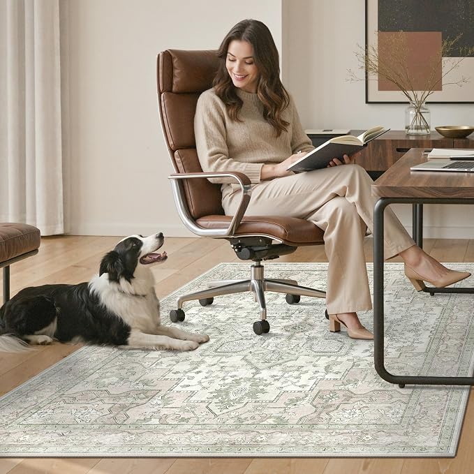 48"x72" Office Chair Mat for Hardwood Tile Floor, Under Desk Carpet Protector - Image 7