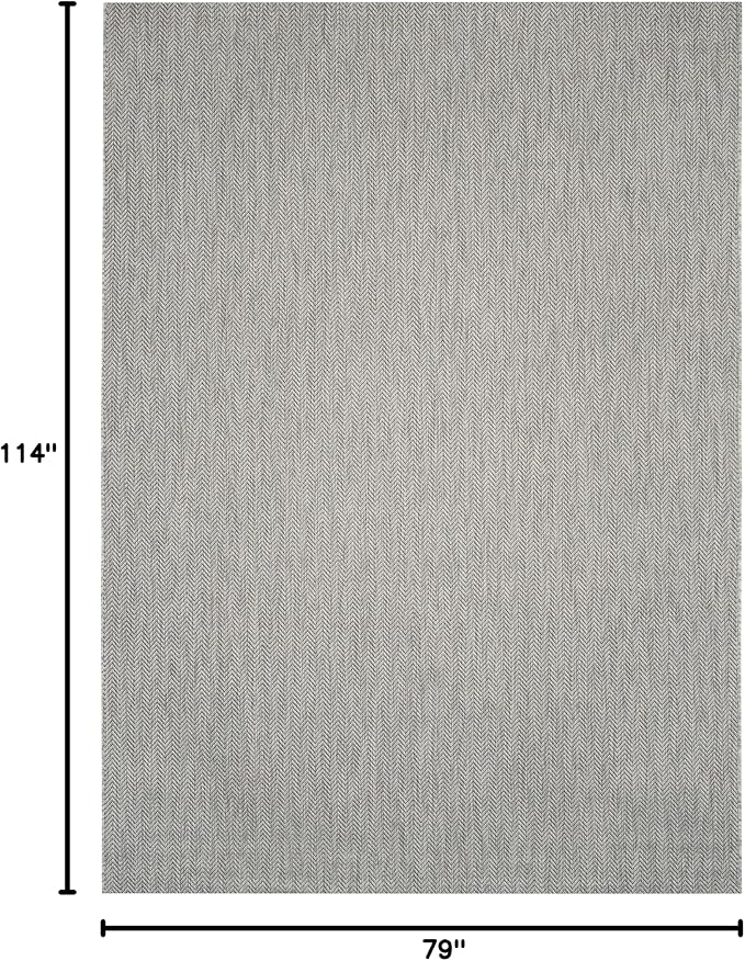 SAFAVIEH Outdoor Area Rug 6'7"x9'6" - Image 3