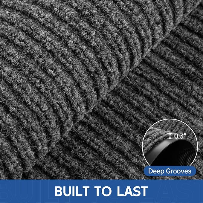 Front Door Mat, Commercial Welcome Mats, Stain and Fade Resistant, Durable - Image 3