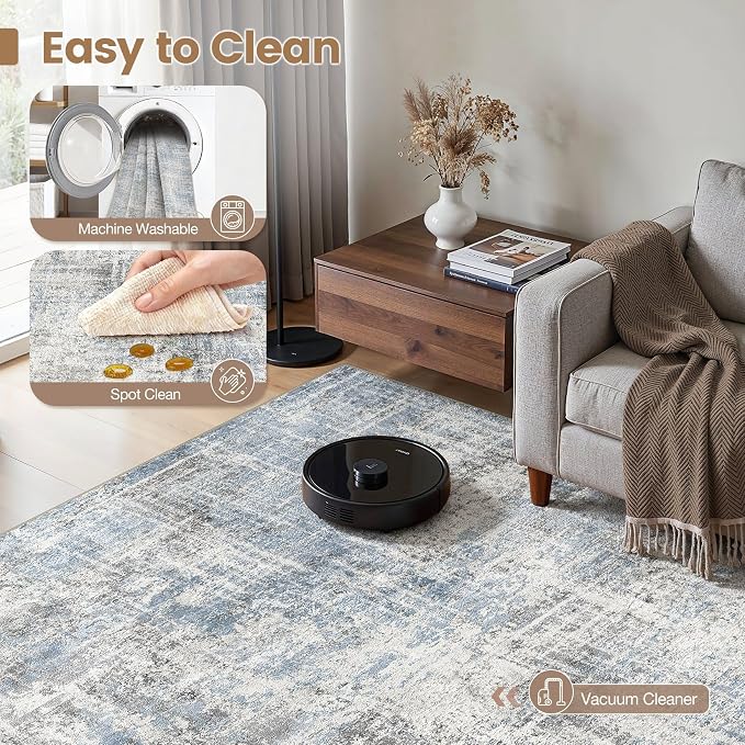 Washable 6x9 Area Rug for Living Room - Image 2