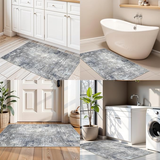2x4 Runner Rug Washable Non-Slip – Small Throw Rug - Image 5