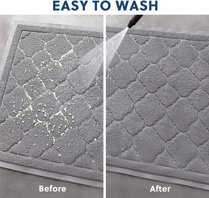 WePet Cat Litter Box Mat, Kitty Premium PVC Pad, Durable Trapping Rug, - Image 6