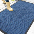 OLANLY Front Door Mat Outside Entrance 47x32, Heavy Duty Sturdy Natural Rubber by OLANLY