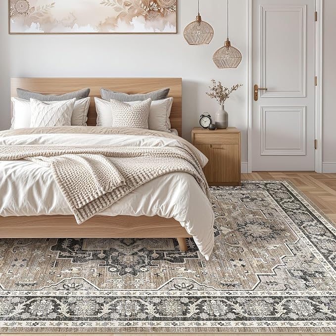 Vintage Living Room Area Rug 5x7 - Image 6