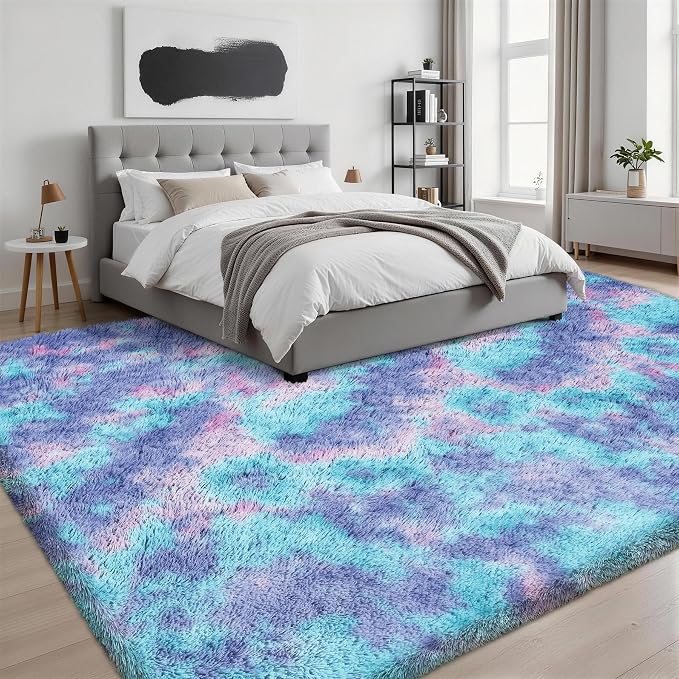 8x10 Area Rugs for Living Room Bedroom: Ultra Soft Fluffy Shag Rug Upgrade - Image 3