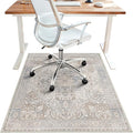 36"x48" Office Chair Mat for Hardwood Tile Floor, Under Desk Carpet Protector by BESBLEE