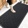 OLANLY Front Door Mat Outside Entrance 59x23, Heavy Duty Sturdy Natural Rubber by OLANLY