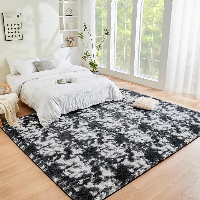 Litanika 6x9 Fluffy Shag Faux Fur Area Rug - Image 3