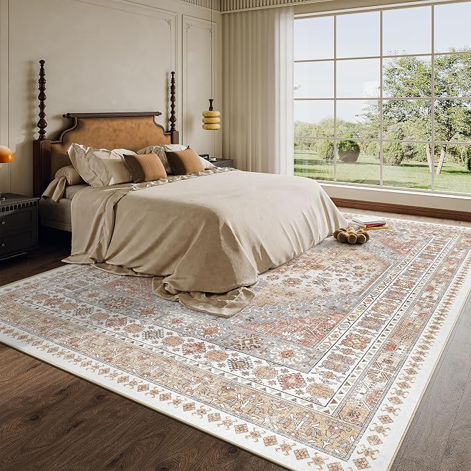 zesthome 8x10 Area Rugs for Living Room, Non-Slip Backing Washable Rugs - Image 9