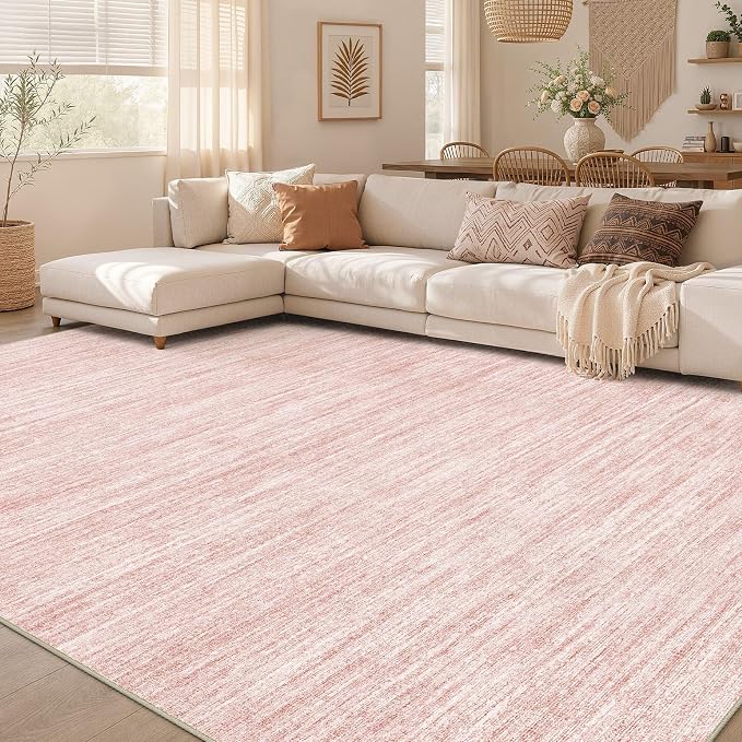 Nakagishi 6X8 Area Rugs Living Room: Washable Large Vintage Rug Neutral - Image 7