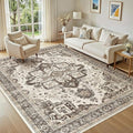 Washable 6x9 Area Rug for Living Room by JessibouAreaRug