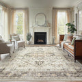 AMADA HOMEFURNISHING Washable Area Rug, Low-Profile Large Area Rug by AMADAHOMEFURNISHING
