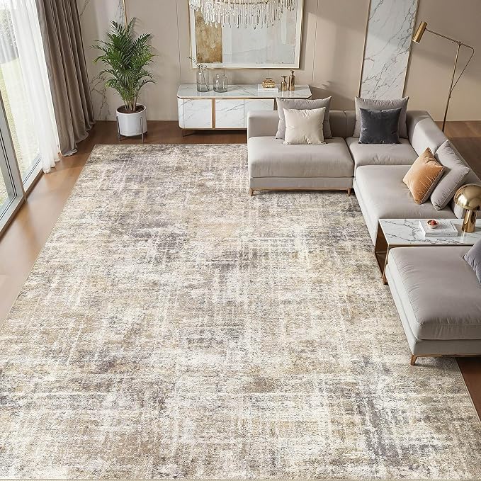 cotiled Washable 7x9 Area Rug for Living Room by COTILED