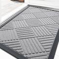OLANLY Front Door Mat Outside Entrance 29.5x17, Heavy Duty Sturdy Natural by OLANLY
