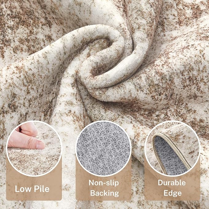 5ft Round Area Rug - Image 4