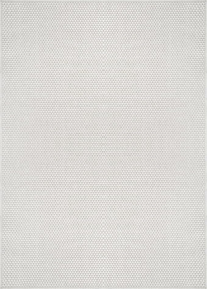 CAMILSON Easy Jute Rug 10x14 Indoor Outdoor Off-White Farmhouse Area Rugs - Image 3