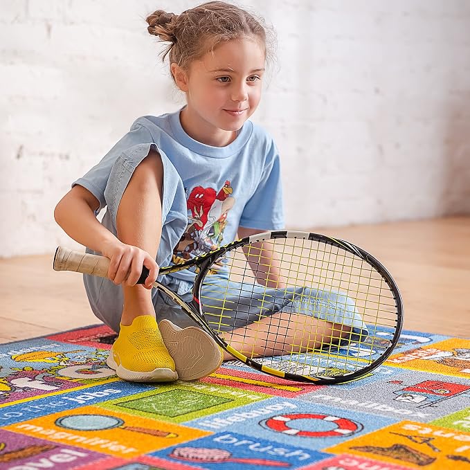 Looney Tunes Educational Kids Rug – ABC Alphabet, Professions & Jobs Matching - Image 2