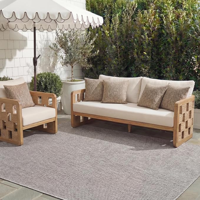 SAFAVIEH Washable Rug Outdoor Courtyard Collection by Unknown