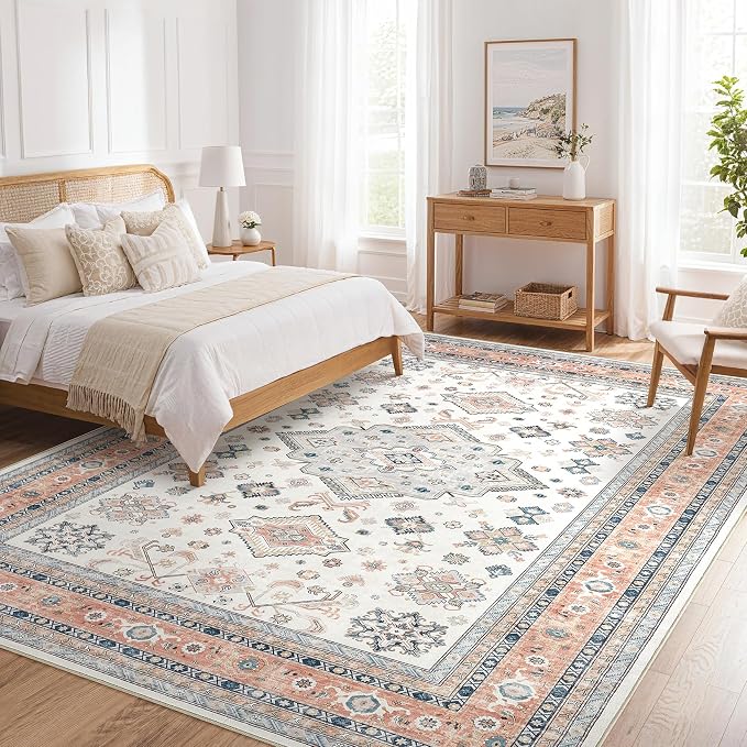 Vintage Living Room Area Rug 5x7 - Image 8