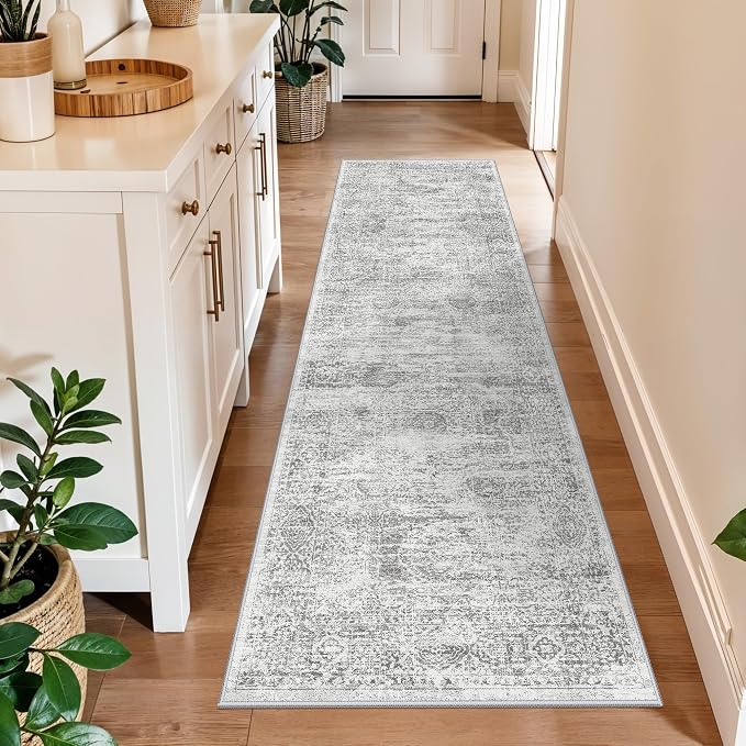 Runner Rug 2x8 Washable Hallway: Non Slip Kitchen Runners by BYYVOORugsforYourHome