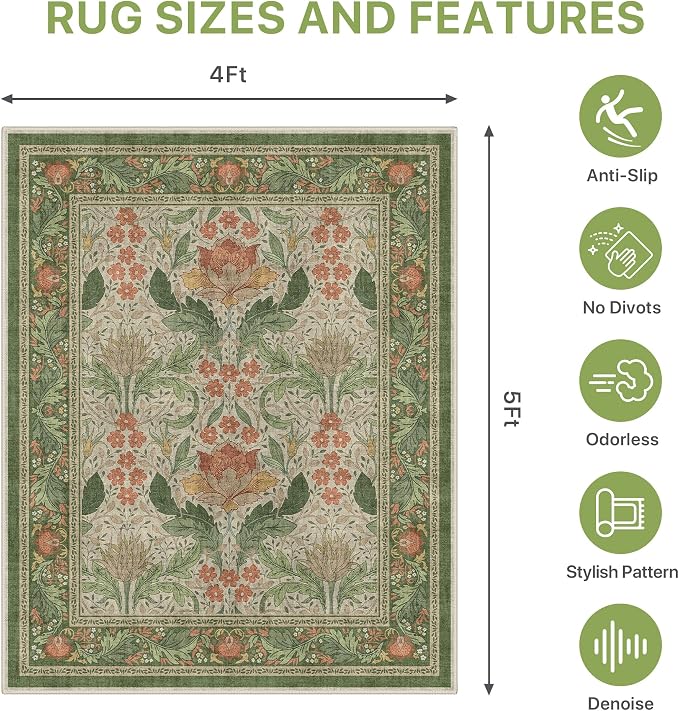 48"x60" Office Chair Mat for Hardwood Tile Floor, Under Desk Carpet Protector - Image 9