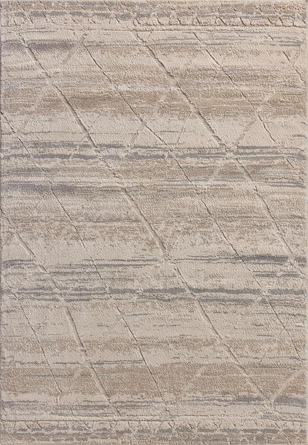 Loloi Amber Lewis Monty Collection MOT-02 Ivory/Natural 6'-7" x 9'-3", .50" - Image 3