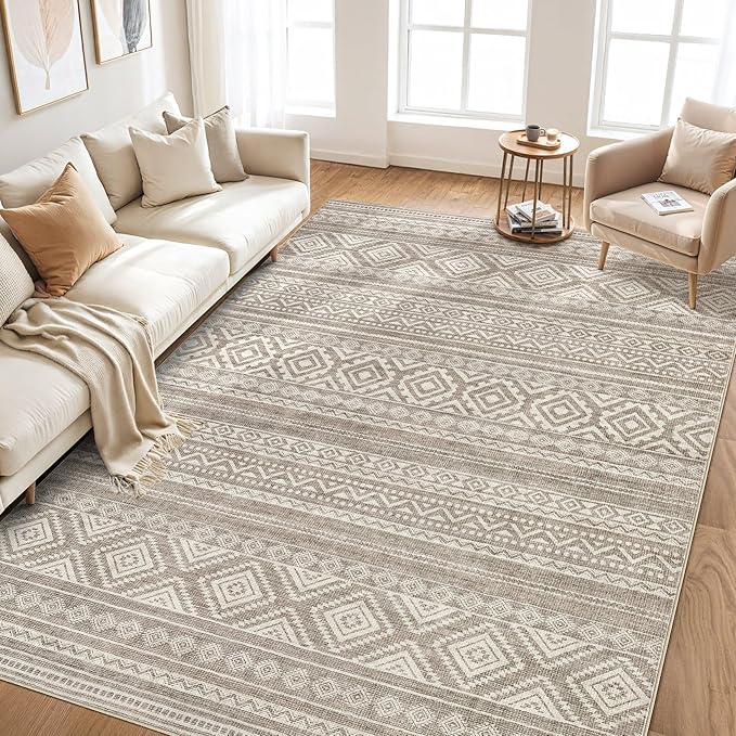 cotiled 12x15 Area Rugs Living Room Rug: Washable Boho Rugs - Image 6
