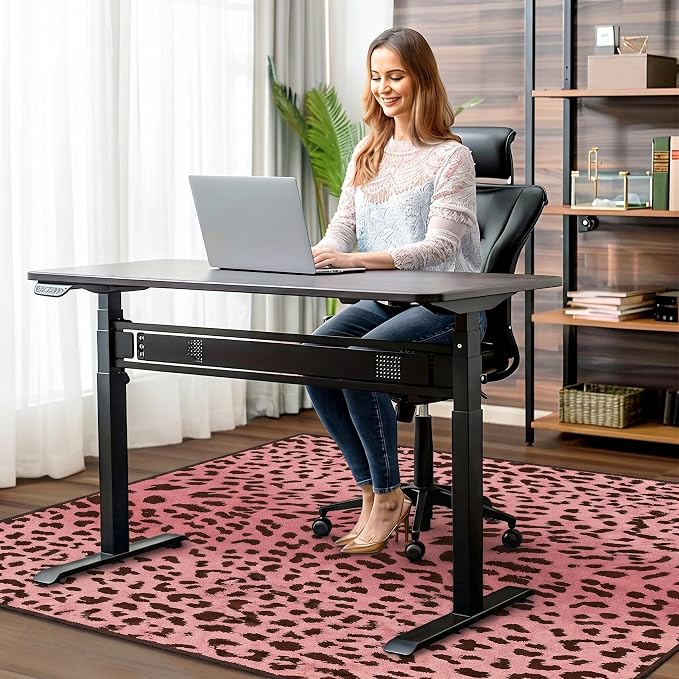 48"x60" Office Chair Mat for Hardwood Tile Floor, Under Desk Carpet Protector - Image 2