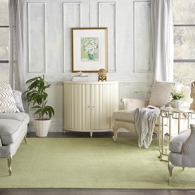 Nourison Home Nourison Essentials Green 8' x 10' Area Rug - Image 3