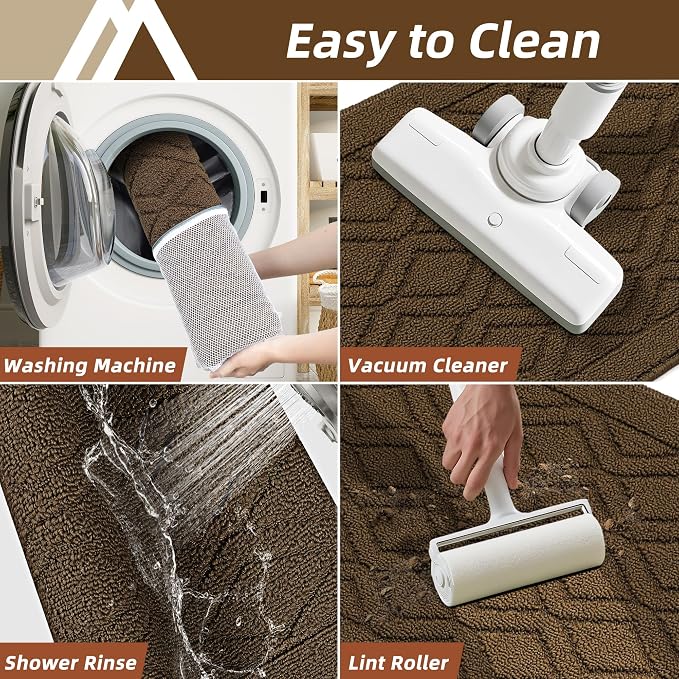 COSY HOMEER Kitchen Rugs 24"x35" Non-Slip Washable Kitchen Mats - Image 7