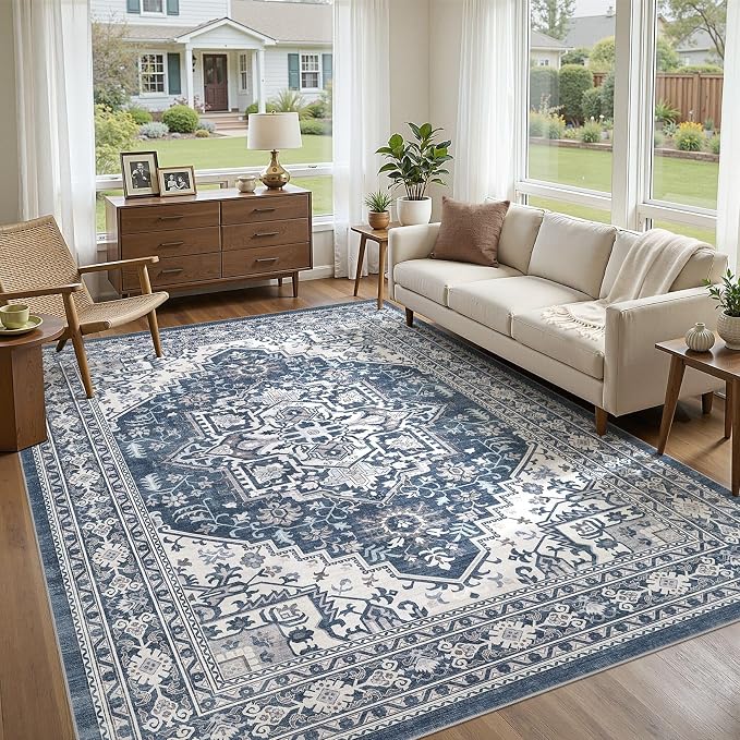 UERMEI 9x12 Area Rug for Living Room - Image 3