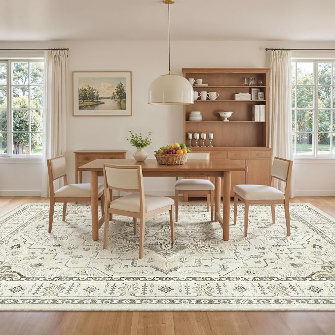 zesthome Area Rug 8x10, Ultra-Thin Washable Rugs - Image 8