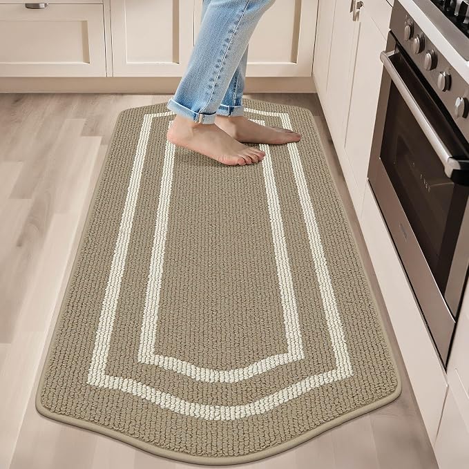 COSY HOMEER Kitchen Rugs and Mats 24"x59" Non Slip Kitchen Mats by COSYHOMEER