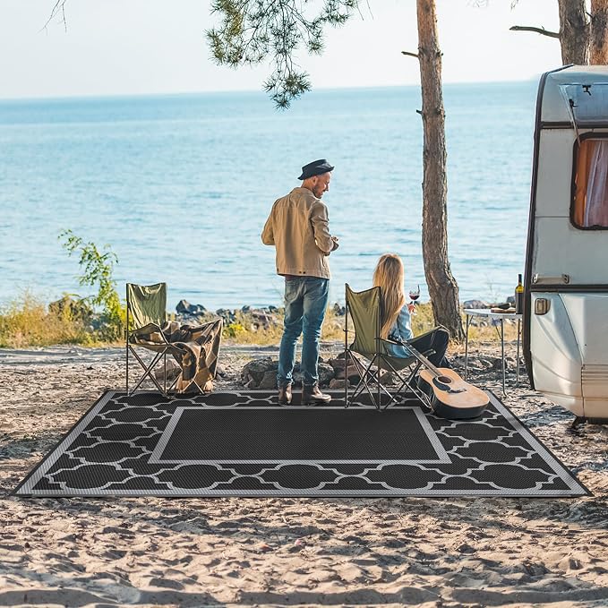 GENIMO Outdoor Rug 9' x 12' Waterproof - Image 5