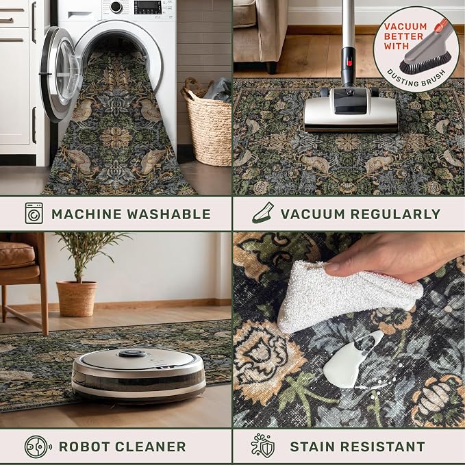 Hazo Haus Boho Living Room Rug 5x8 - Image 4