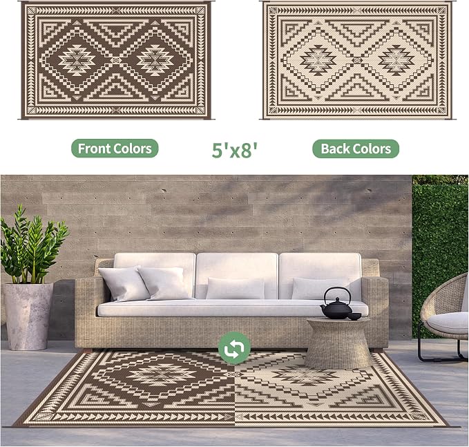 GENIMO Outdoor Rug for Patio Clearance - Image 4