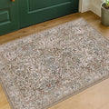 Moss Green Washable 2x3 Entry Rug by HazoHaus