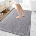 OLANLY Large Bathroom Rugs 59x35, Extra Soft Absorbent Chenille Bath Rugs by OLANLY