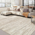 Nakagishi 10x14 Area Rugs Living Room: Washable Large Vintage Rug Neutral by NakagishiAreaRug