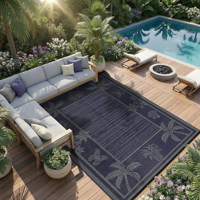 Garvee Outdoor Rug 5x8 Waterproof - Image 7