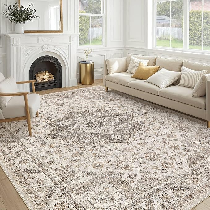 Vintage Living Room Area Rug 8x10 by COTILED