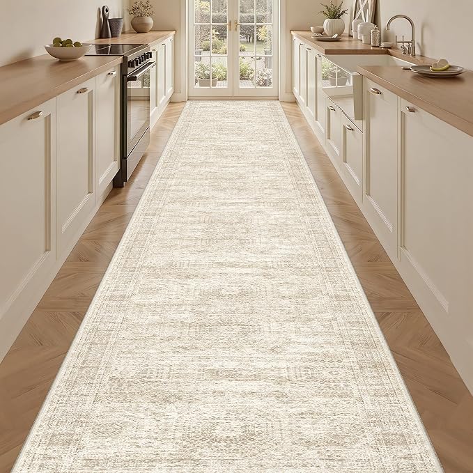 3x20 Washable Runner Rug for Hallway, Non-Slip Long Hallway Runner for Entryway - Image 3