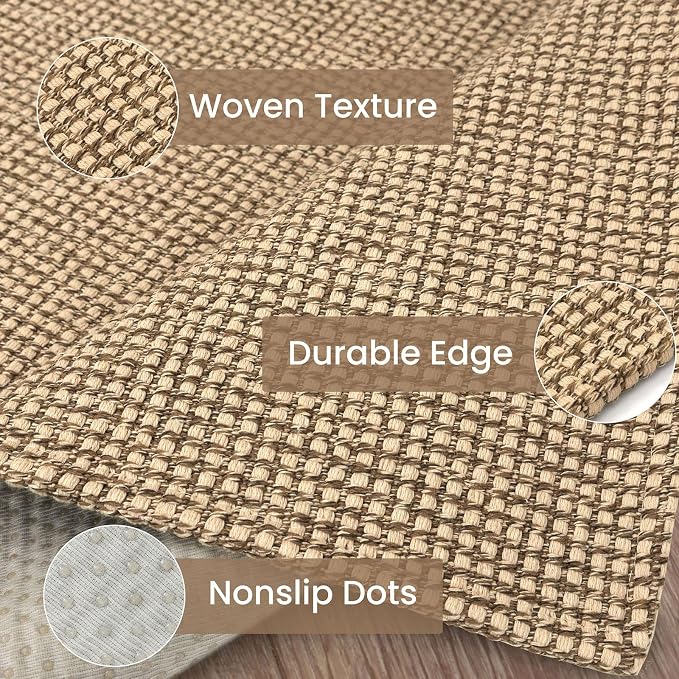 IOHOUZE Washable Runner Rug 2.6x12 Non Slip Rubber Backed Extra Long Hallway - Image 6