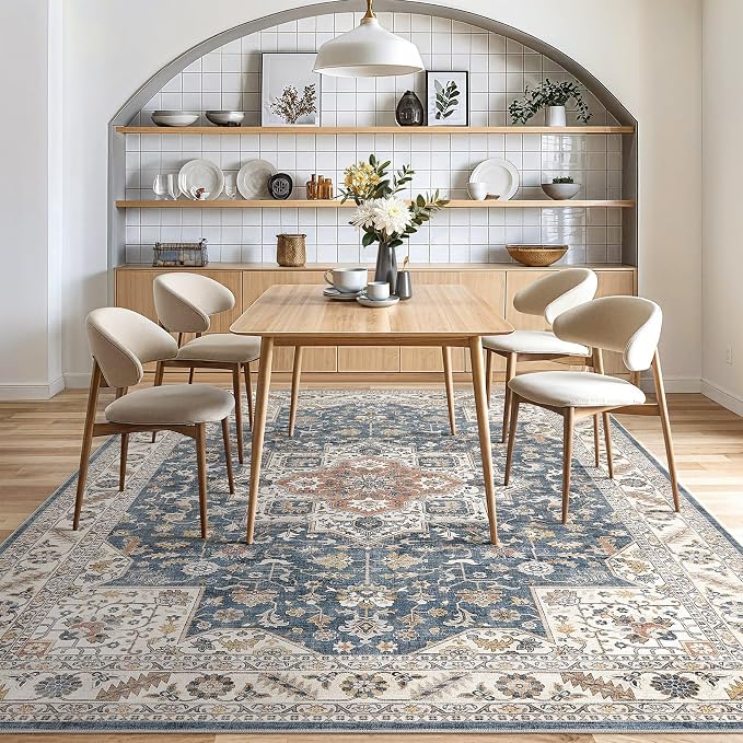 Vintage Living Room Area Rug 10x12 - Image 8